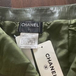 NWT Chanel Slim Pant - Army Green - Never Worn