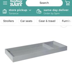 Grey Infant Changing Table 