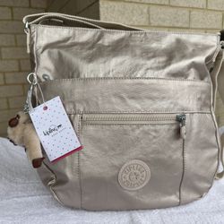 Kipling Bailey Crossbody Bag HB6803 in Sparkly Gold