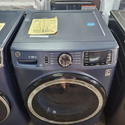 5.0 cu. ft. Smart Sapphire Blue Front Load Washer with OdorBlock UltraFresh Vent System with Sanitize and Allergen