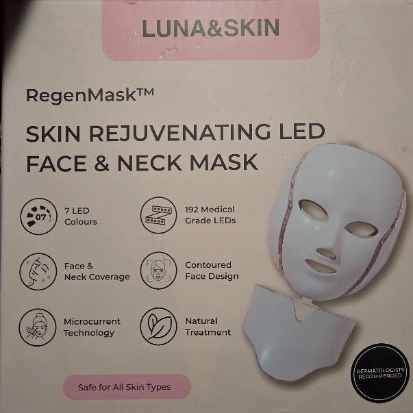 Luna & Skin Regen Mask Skin Rejuvenating LED Face & Neck Mask