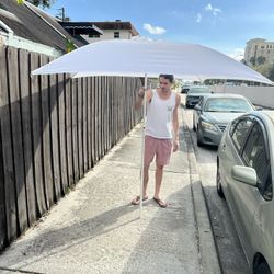 Taylor Made White Beach Golf Boat Umbrella