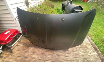 Dodge Caravan Car Hood Panel Matte Black