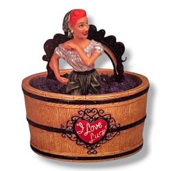I Love Lucy Vintage Grape Stomping Cookie Jar Great Condition