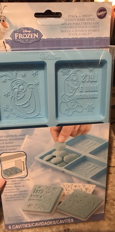 Frozen silicone candy bark mold