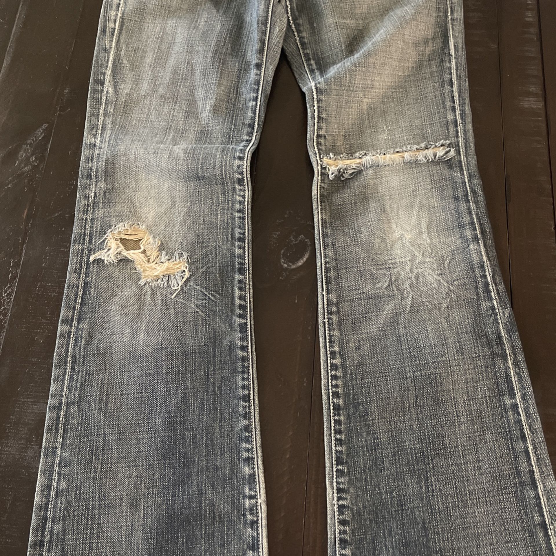 7 For All Mankind Women Size 26 Blue Denim Bootcut 