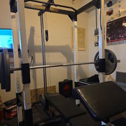 Club Weider 560 Weight Rack