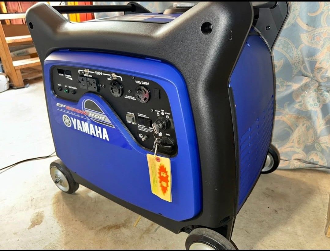 #Yamaha EF6300iSDE Inverter generator 6300w#