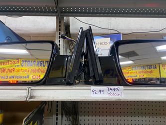 Chevy Tahoe Yukon driver passenger mirror