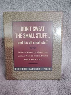 Don't Sweat the Small Stuff (Richard Carson P.H.D.  w/Cover