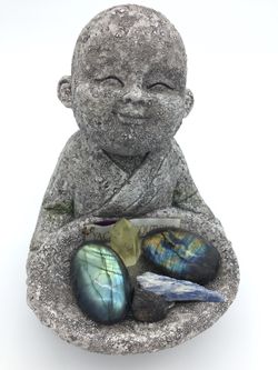 Labradorite, Citrine, Blue Kyanite with Quartz and Black Tourmaline