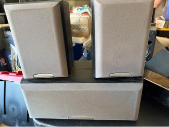 Sony 3-Piece Speaker Set w/ Grilles - Bookshelves & Center