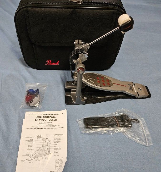 Pearl Redline Pedal Case And Cams 