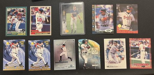 Chipper Jones Card Lot