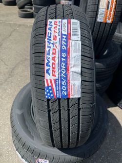 205/70/16 American Roadstar All Season Tires