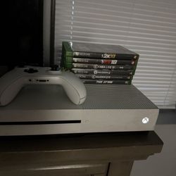 Xbox One S With Games And Remote And Kinect