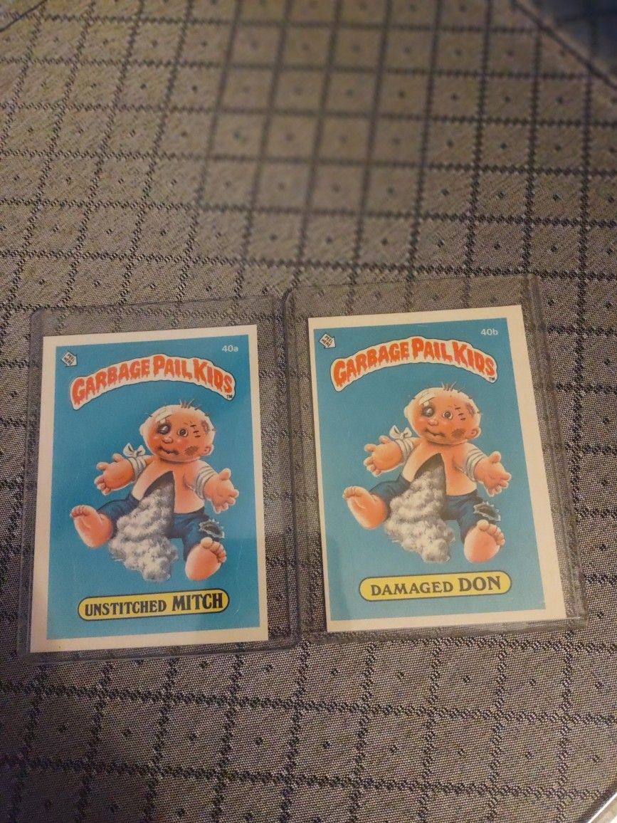 40a 40b Series 1 Garbage Pail Kids Cards Glossy