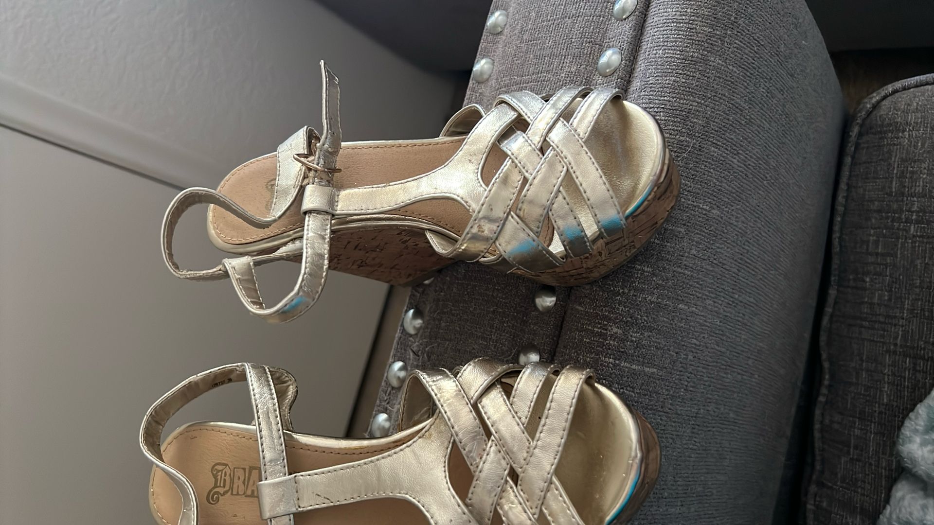 Size 6 Gold Wedge 20.00