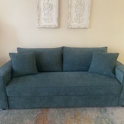 Beautiful Dark Green Couch