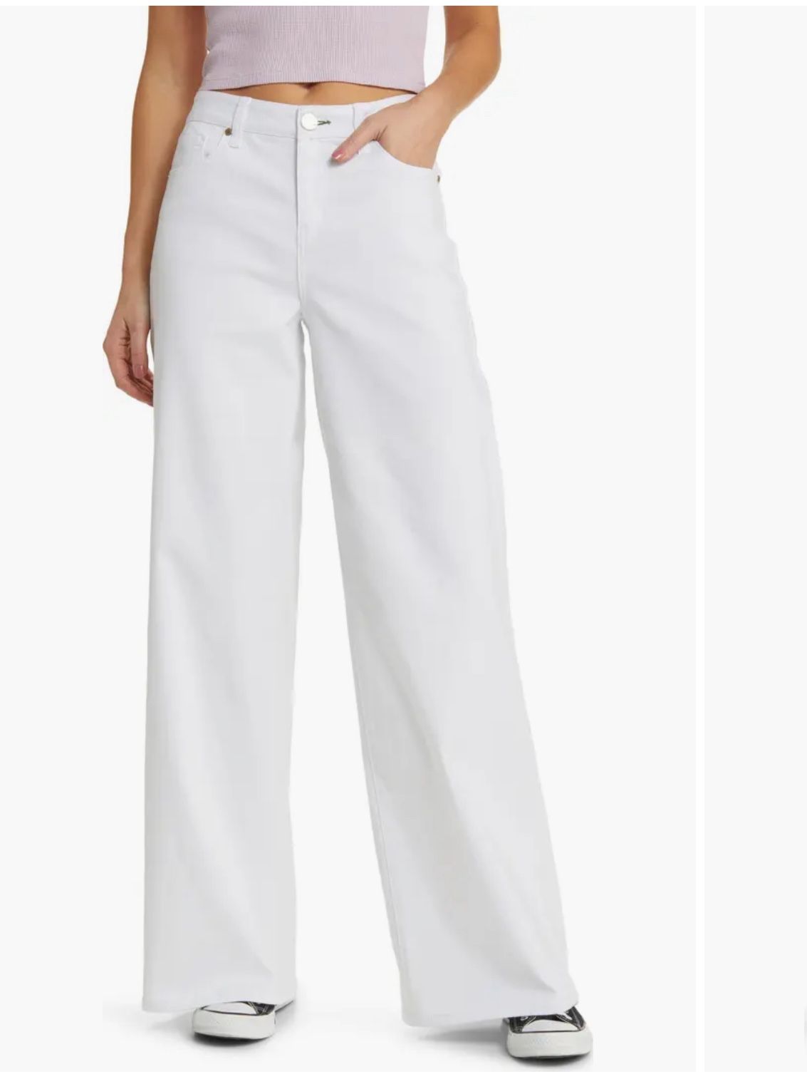 White Wide Leg Pants Size 3 \26