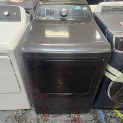 Ge 28 Inch Gas Dryer Black 