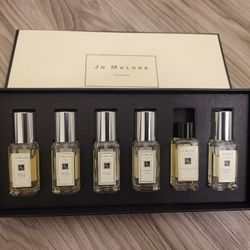 Jo Malone London Cologne Mini Set-6 Travel Size Bottles (1 Missing Replaced With Sample)