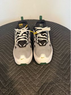 Nike Air Max AP running shoes in the white, black, and gorge green colorway Size 11.5