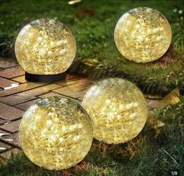 New Solar Garden Lights, Waterproof 2pack