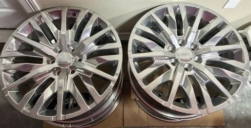 Denali OEM 22s. Set Of 4 Wheels. 