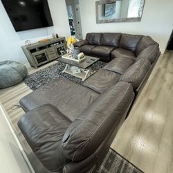 Leather Sectional Couch
