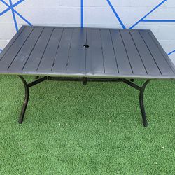 Out Door Metal Table For 6 