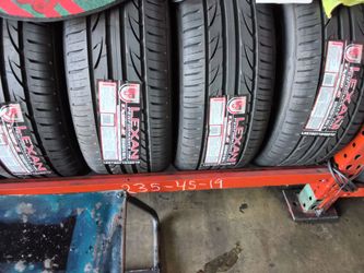 235/45R19 Lexani 4 New Tires $400 Installed & Balanced 50,000 Miles Warranty