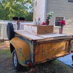 1960 Ford Truck Bed Flower Trailer