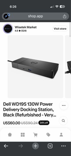 Dell OEM USB-C Docking Station / Power Adapter