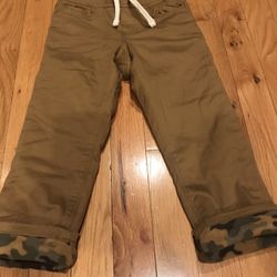 Cozy-Lined Rib-Knit Waist Pull-On Pants for Toddler Boys 4T