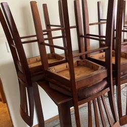 Wooden Table & Chairs 