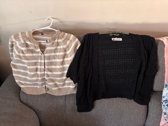 Two Women's Knit Cardigans Bundle