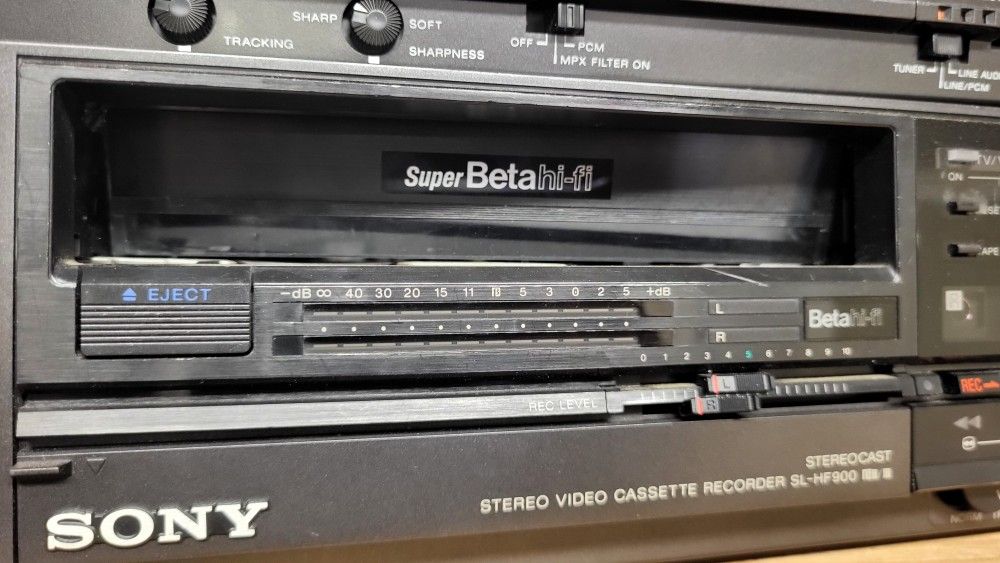 BETAMAX DECK Super Beta Hi Fi Deck