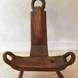 FINAL SALE! Primitive Birthing Chair