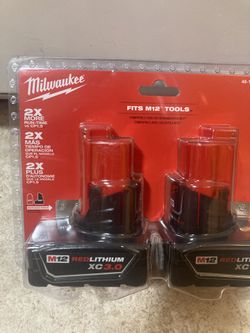 Milwaukee M12 3.0 Batteries 