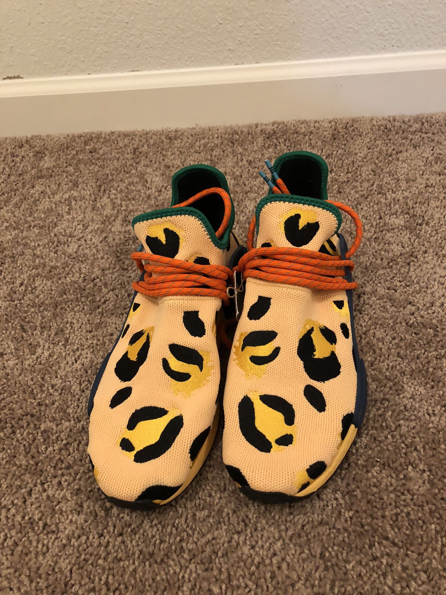 Adidas Men's Pharrell x NMD Human Race Animal Print, Pulse