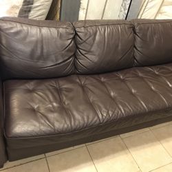 Leather Section Couch 