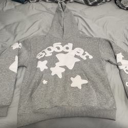 sp5der grey beluga hoodie