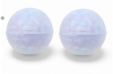  Bath Bomb, Lavender, 100 g Floral & Sweet 2PK NIP