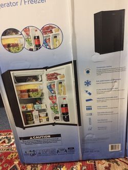 New refrigerator in the box