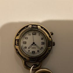 Quartz Watch with Carabiner Clip