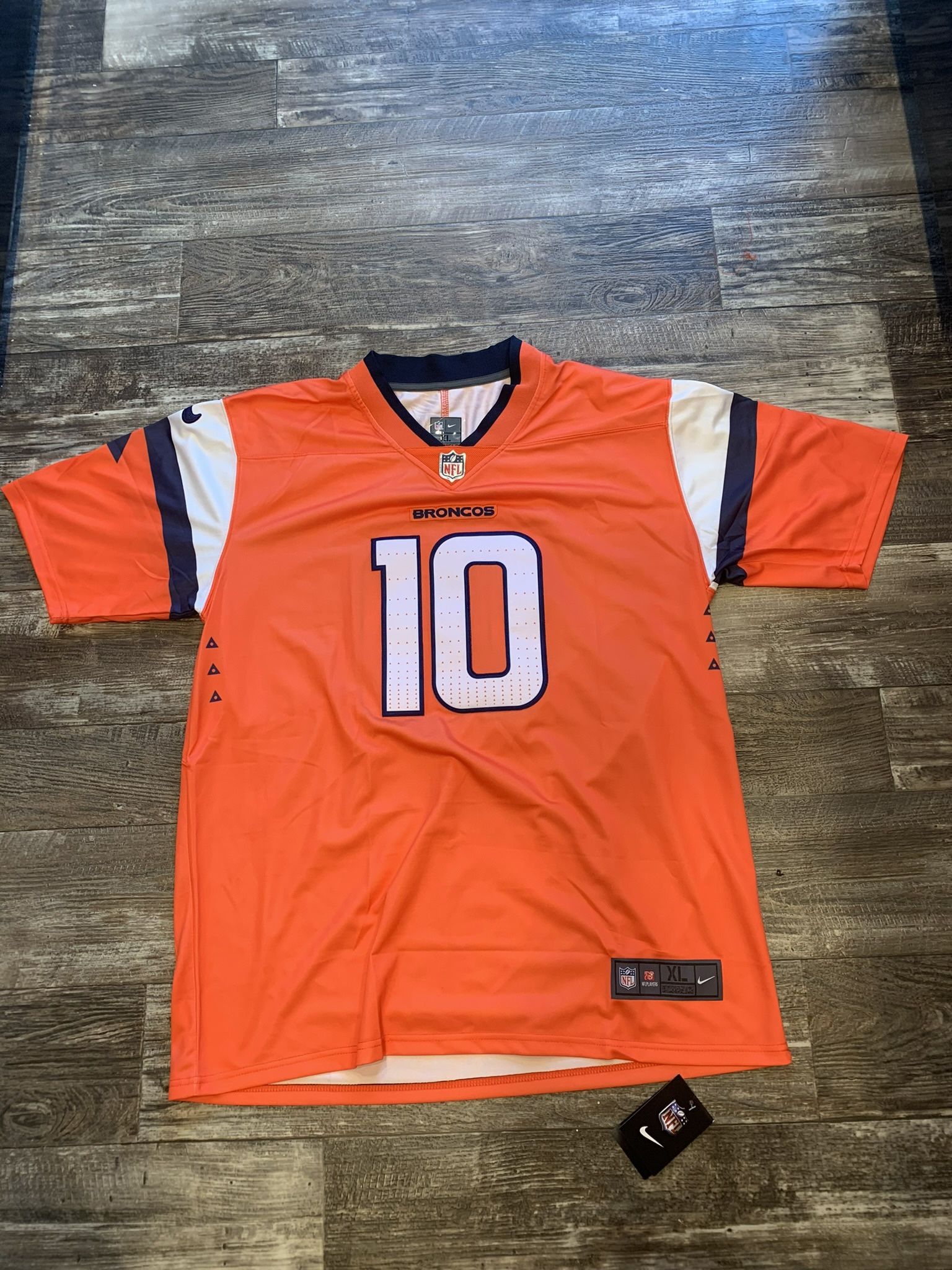 Bo nix (all Sizes) orange Denver Broncos football jersey