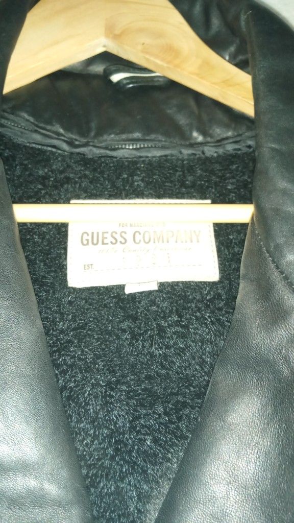 Men's Guess Leather Jacket