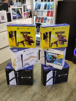 PS5 wolverine,ghost of yotie, Fortnite,PS5 pro 2tb all consoles available in stock - Finance it today by paying just $79 down 🤩 ✅