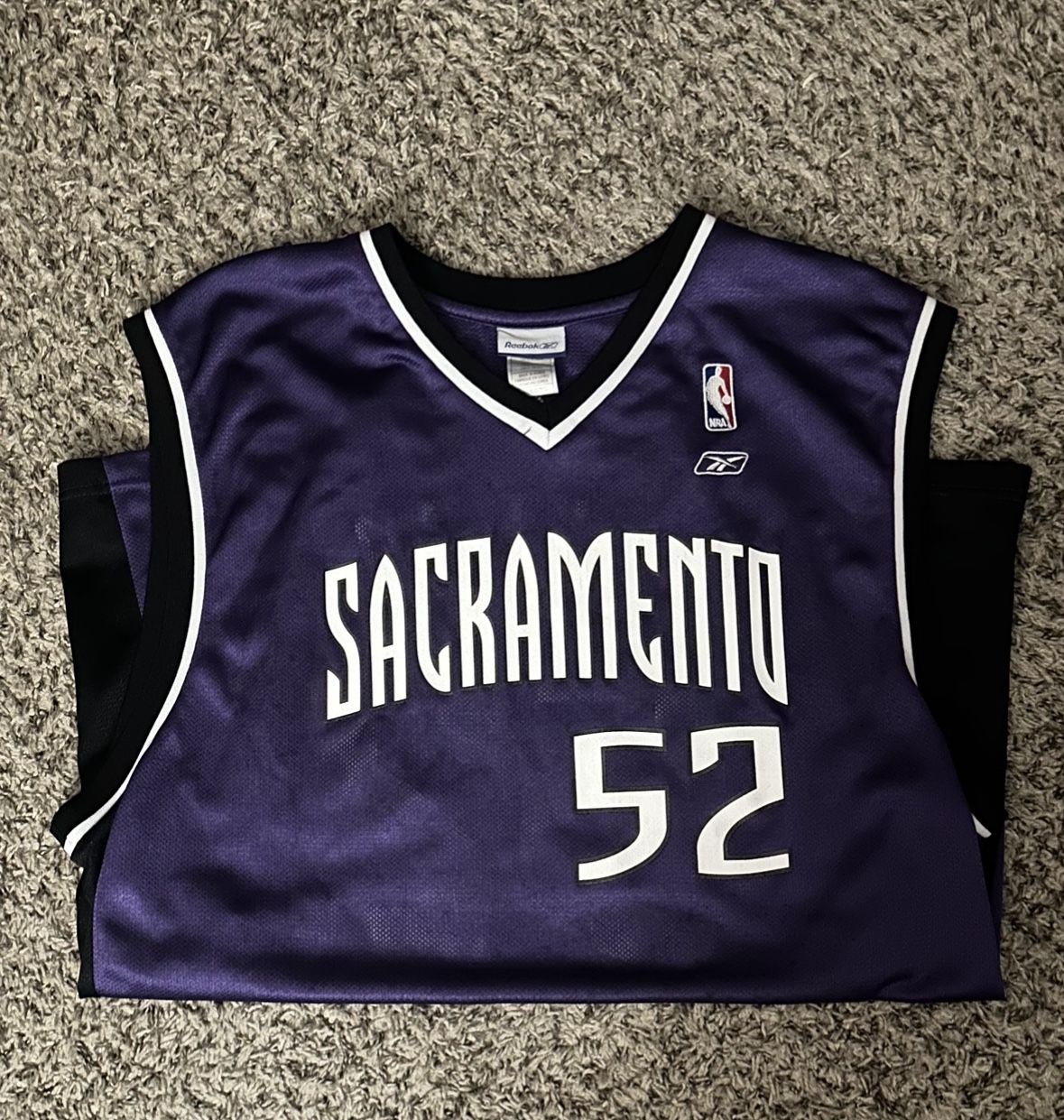 Vintage Rebook Brad Miller Kings Jersey XL
